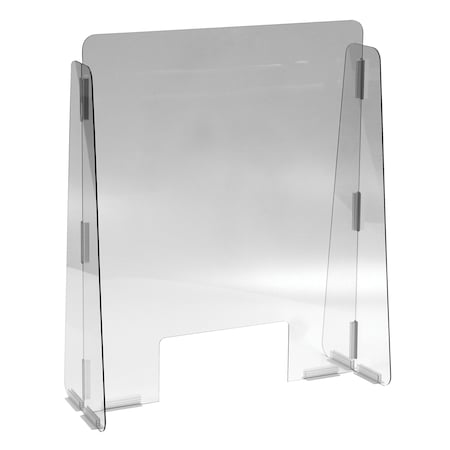Vestil Cashier Guard 23x28 - 1/8" Polycarbonate 11x5 Slot CG1-PA-AB-04